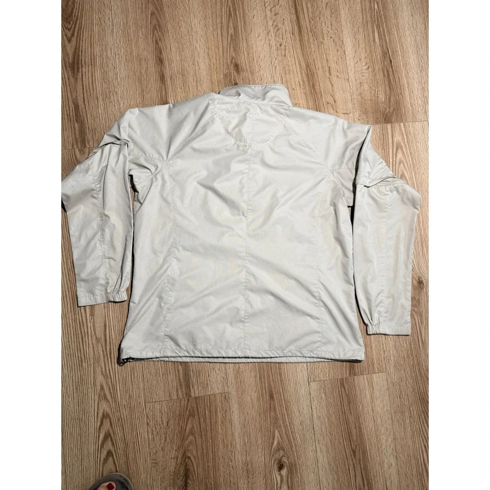 Vintage Nike Golf Walt Disney World 1971 1/4 Zip Windshirt Beige Womens L 12-14
